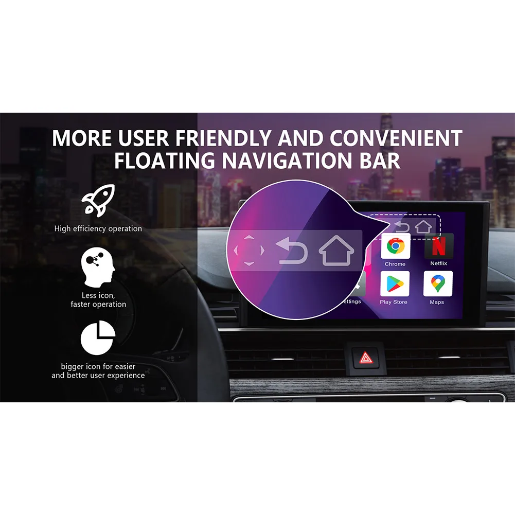 

AN9.0 4G LTE Wireless Car Player Auto AI Box 1 Set For Car Multimedia Player GPS Available On All Models With Original Carplay