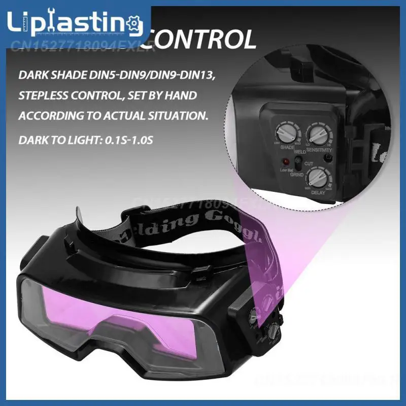

Welding Goggles Automatic Dimming Professional Weld Glasses Pp Welding Glasses Welder Mask Helmet Equipment Utility Tool