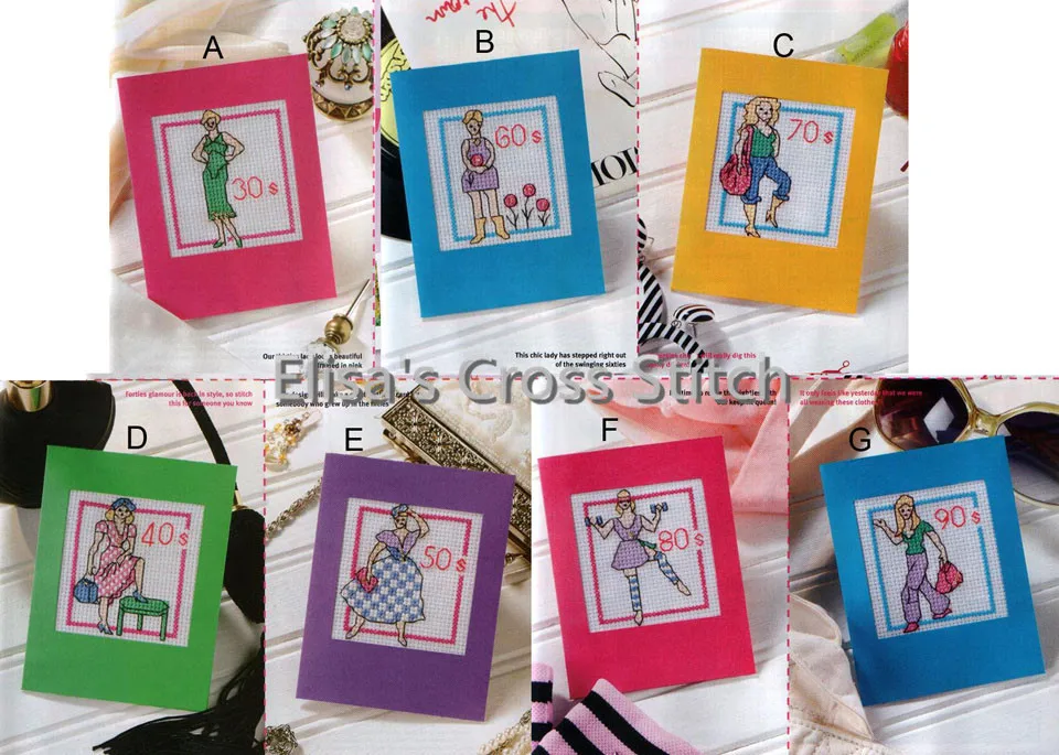 

CD145 Homefun DIY Invitation Greeting Card Full Set CrossStitch Greeting Card Cake Birthday Christmas Gift Father's Day Cards
