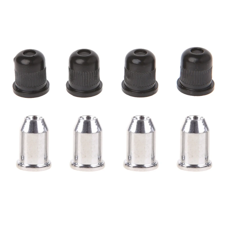 

4 Pcs Electric Bass Guitar String Mounting Ferrules Bushing For Thru Body Parts