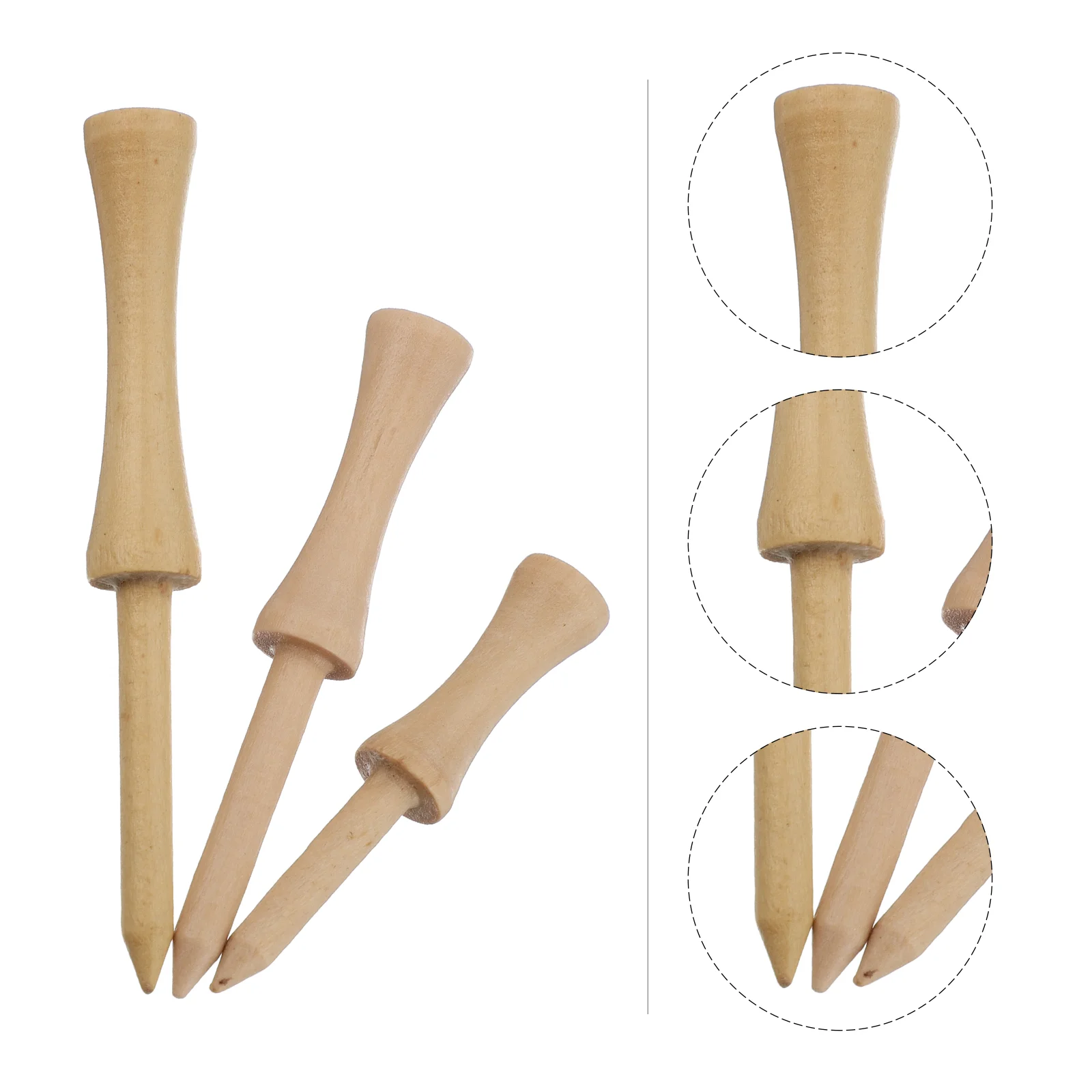 

Tees Professionaltraining Tee Decorative Stable Stick Standmini Accessories Pin Nail Wood Castle Wooden Limit