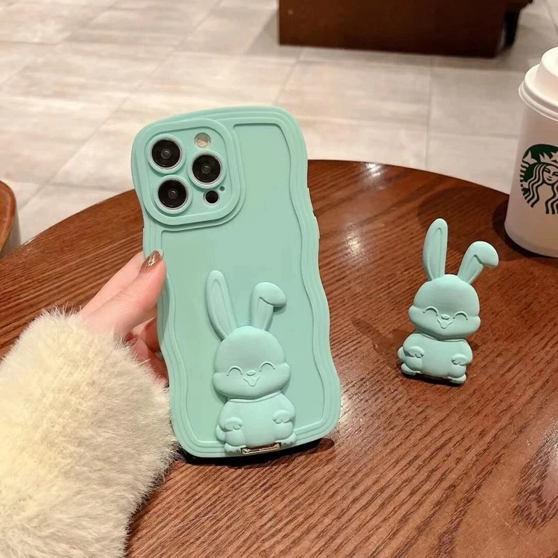 Чехол для телефона с кроликом волнистый чехол Samsung Galaxy F62 M62 M13 M23 5G M22 M32 M42 M31 M21 M01 M11