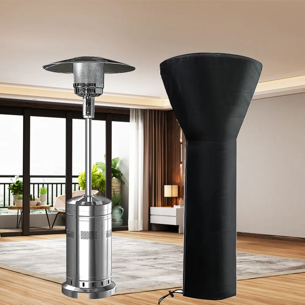 

Garden Heater Cover Waterproof Windproof Dustproof Patio Heater Cover Pyramid Standup Outdoor Furniture Protector with Zipper