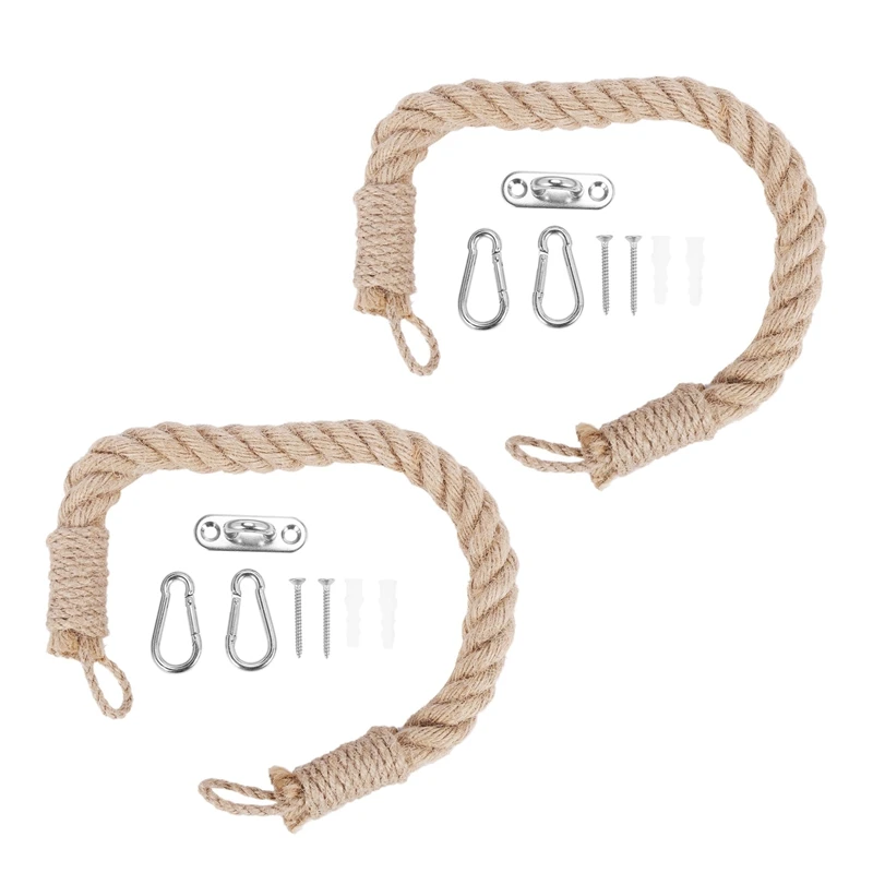

2Set Vintage Weave Towel Hanging Rope Toilet Paper Holder Home Hotel Bathroom Decoration Supplies