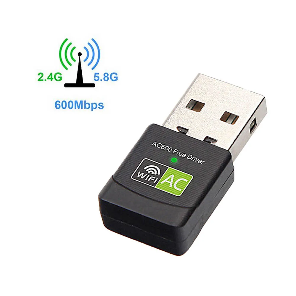 

Wi-Fi-адаптер RTL8811, 600 Мбит/с, 2,4/5 ГГц