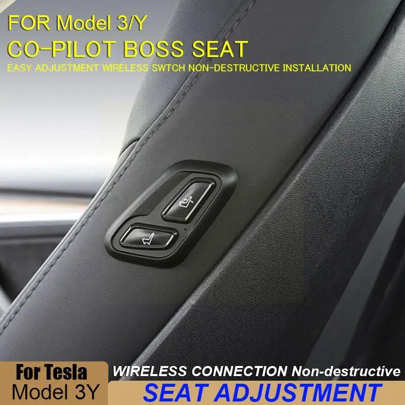 

New Seat Adjustment Wireless Switch Buttons for Tesla Model 3 Model Y 2021 2022 Interior Accessories Model 3 Seat Remote Co A7S3