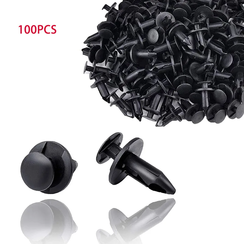 

100 x UTV ATV Plastic Fender Clips Body Rivets with Fastener Remover for Polaris Predator Rangers RZR Scrambler Sportsman