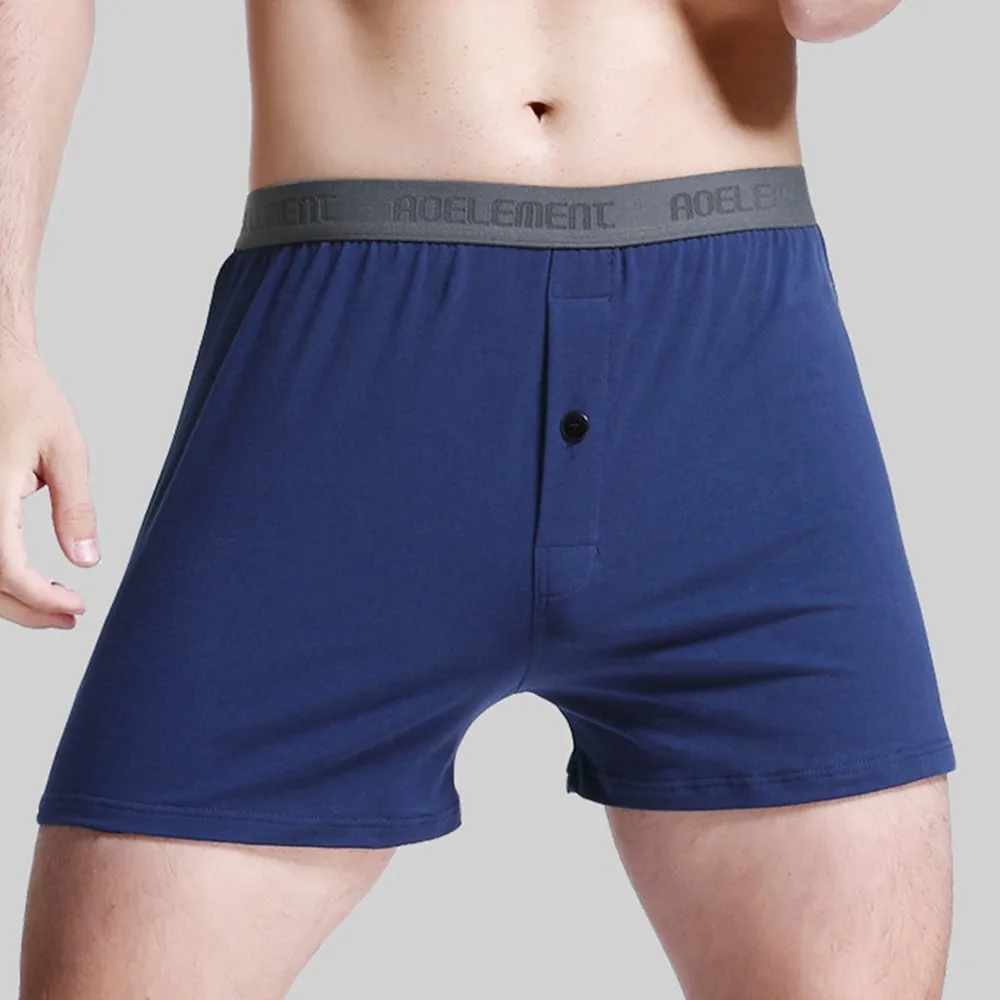 

Sexy Men Boxer Shorts Underwear Soft Comfortable Elasticity Breathable Loose Large Size Briefs Sleep Bottoms Erotic Lingerie