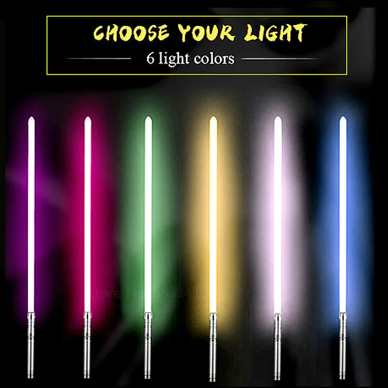 

Lightsaber Toy Laser Force Fx Heavyweight Duel Weapon Metal Handle Stage Role Play Sound Effect Laser Sword Toys 80cm Boys Gifts