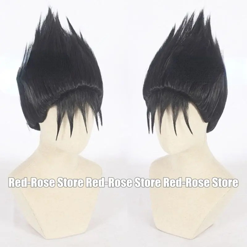 

Anime Hunter X Hunter Gon Freecss Black Cosplay Short Heat Resistant Synthetic Hair Halloween Party+ Free Wig Cap