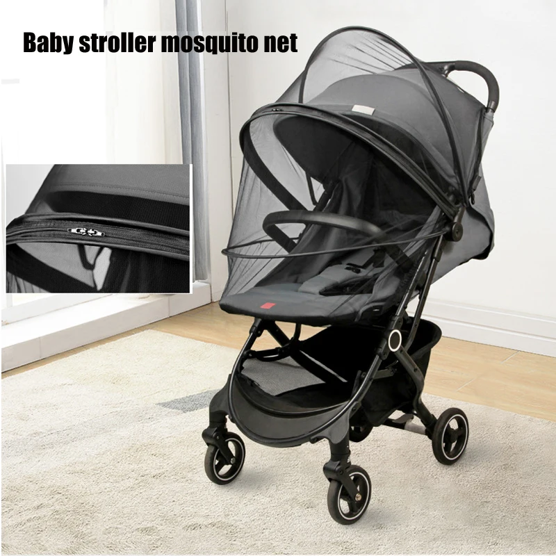 

Children's Protection Trolley Crib Cover Full Mosquito Baby Accessories Mesh Summer Stroller Carriage Net Zipper Fly Type