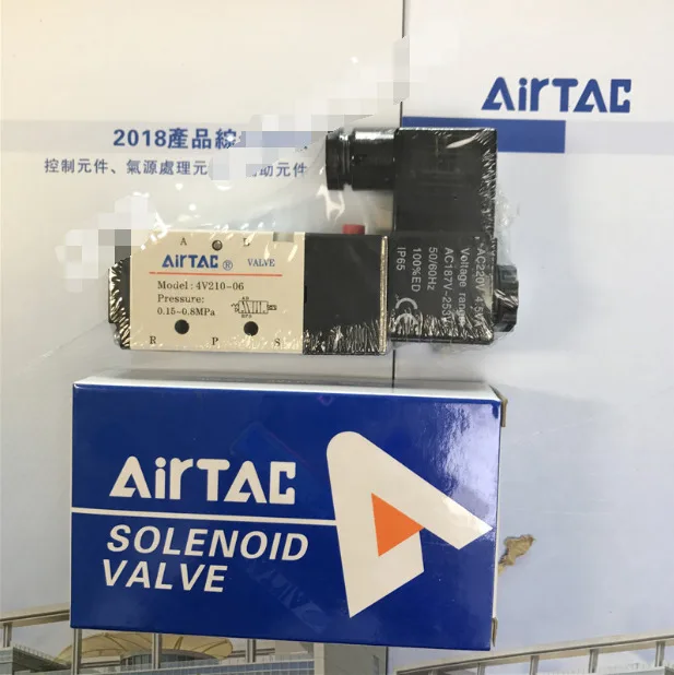 1 шт. новый электромагнитный клапан AirTAC 4V21006A 4V210-06 AC220V