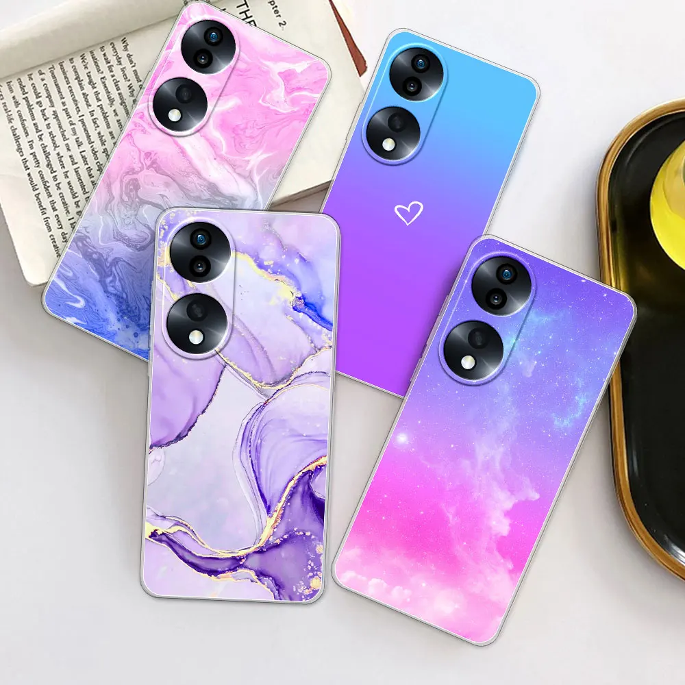 Чехол для Honor X7b X7A чехол телефона RKY-LX1 прозрачный мягкий силиконовый защитный Huawei