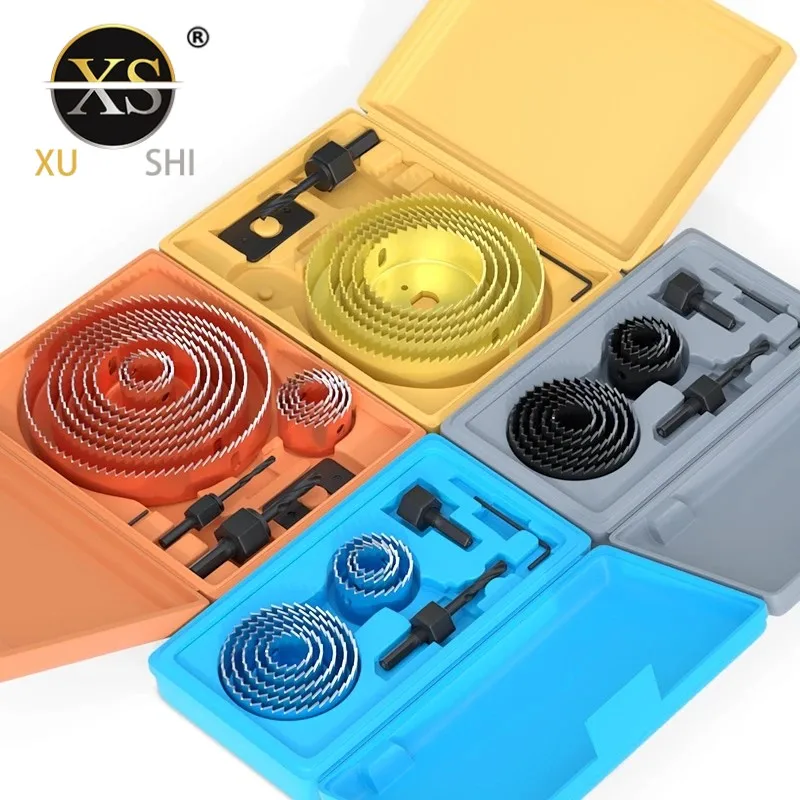 

Hole Saw Set,Metal Core, 19-127mm Saw Cup Wood Crown, Drill Bit For Wood ,Woodworking Tools