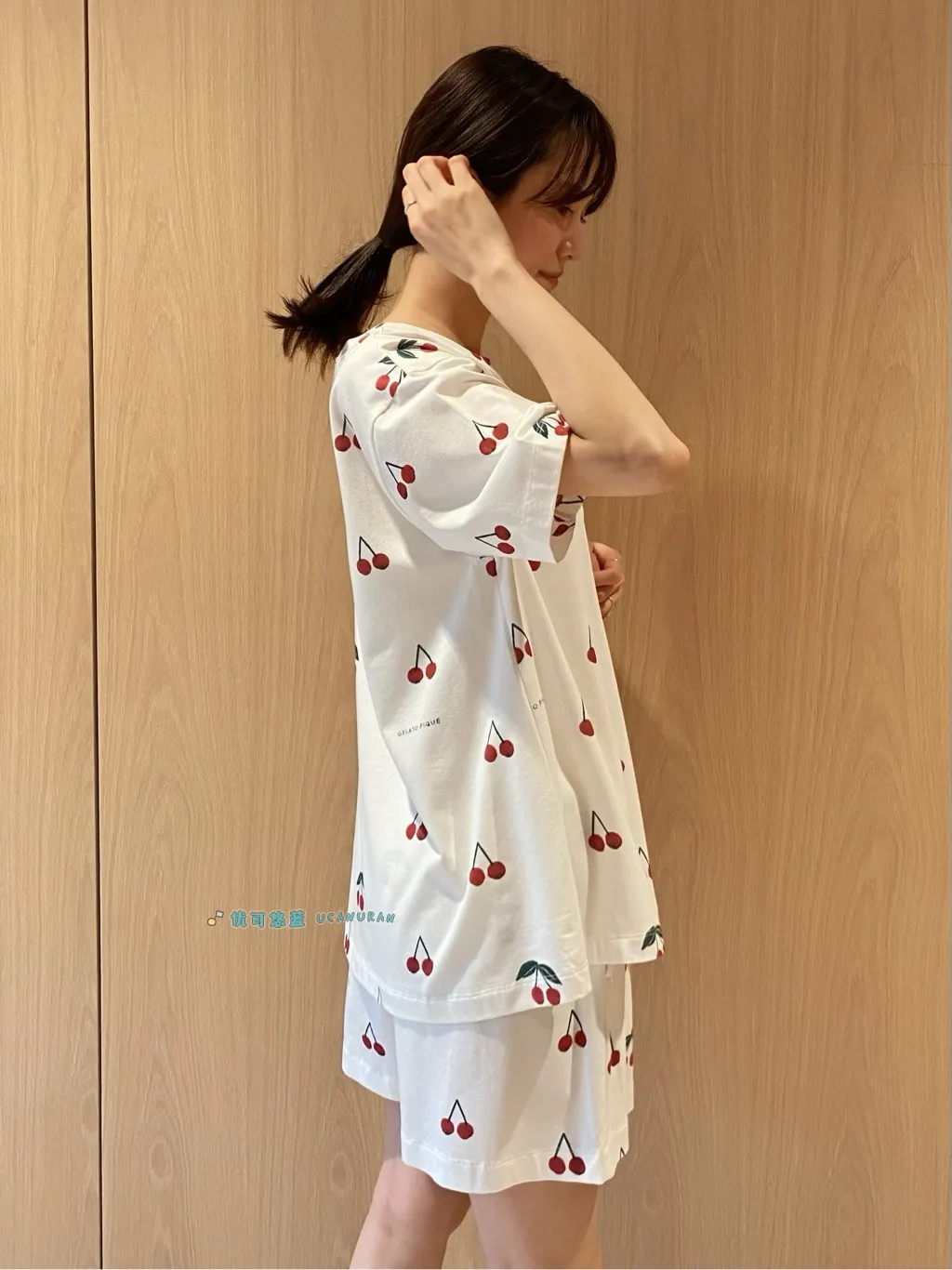 Распродажа японский хлопковый короткий повседневный комплект рубашек с принтом