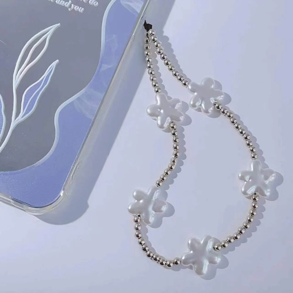 Модная искусственная жемчужина цветок цепочка Ювелирные изделия женская