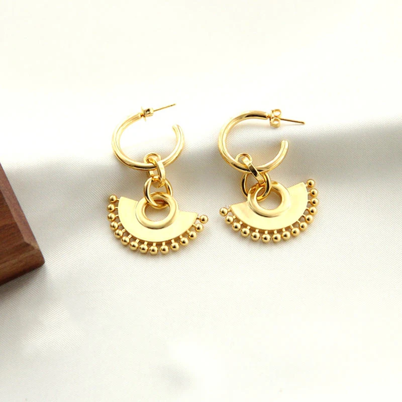 

Богемный пирсинг зубчатый металлический кулон идеи серьги-гвоздики для женщин модные ювелирные изделия серьги в стиле Ins те же Aretes подарки для вечеринок