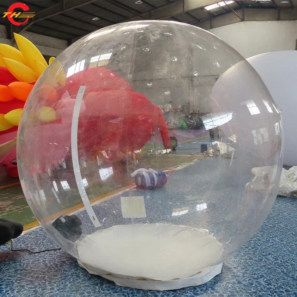 Прозрачная надувная палатка с пузырьковым шаром диаметром 2 м/3 м/4 м для кемпинга