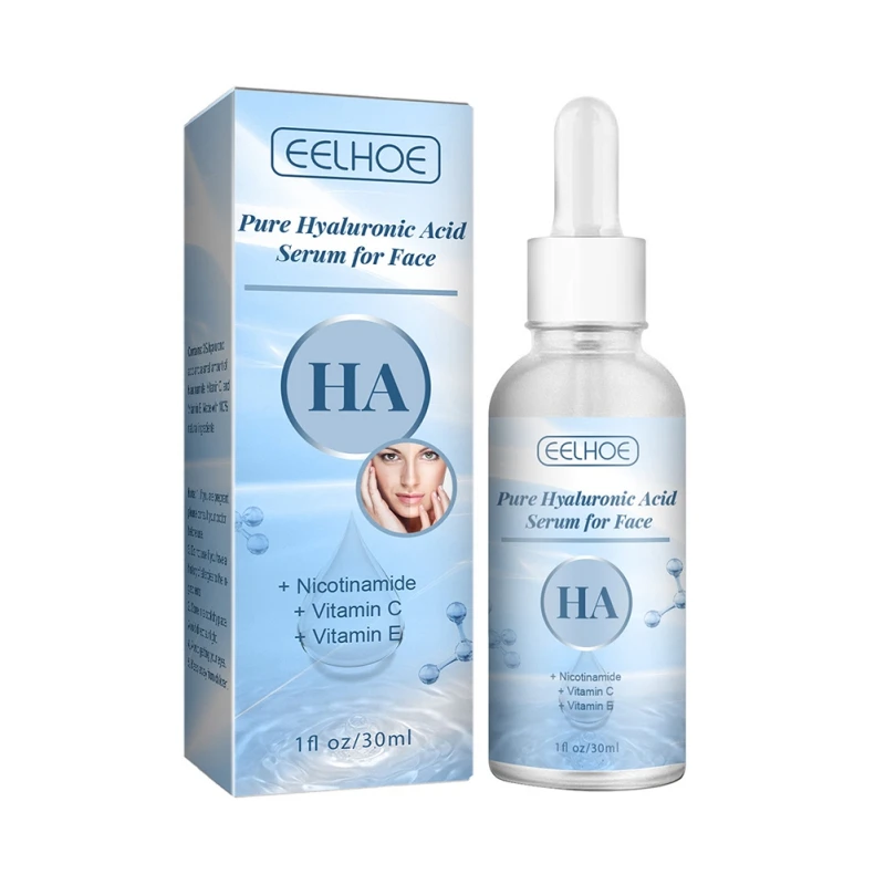 

30ml Hyaluronic Acid Essence Firming Brightening Pore Shrinking Facial Essence Hyaluronic Acid Moisturizing Nourishing Serum