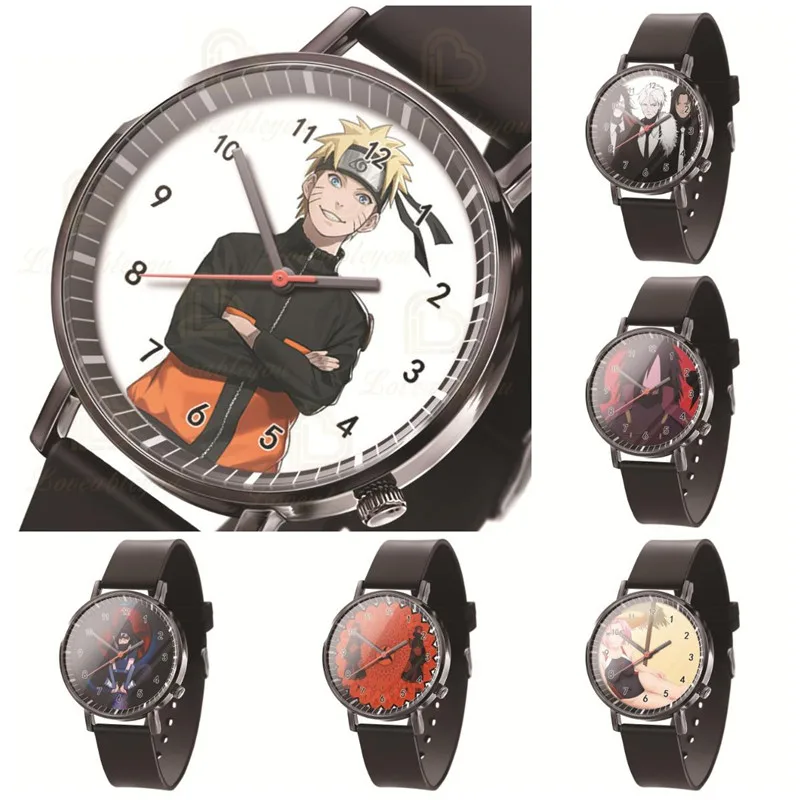 

Часы Наруто Uchiha Sasuke аниме Мультяшные электронные часы цифровые наручные часы студенческий Рождественский подарок для мальчиков и девочек