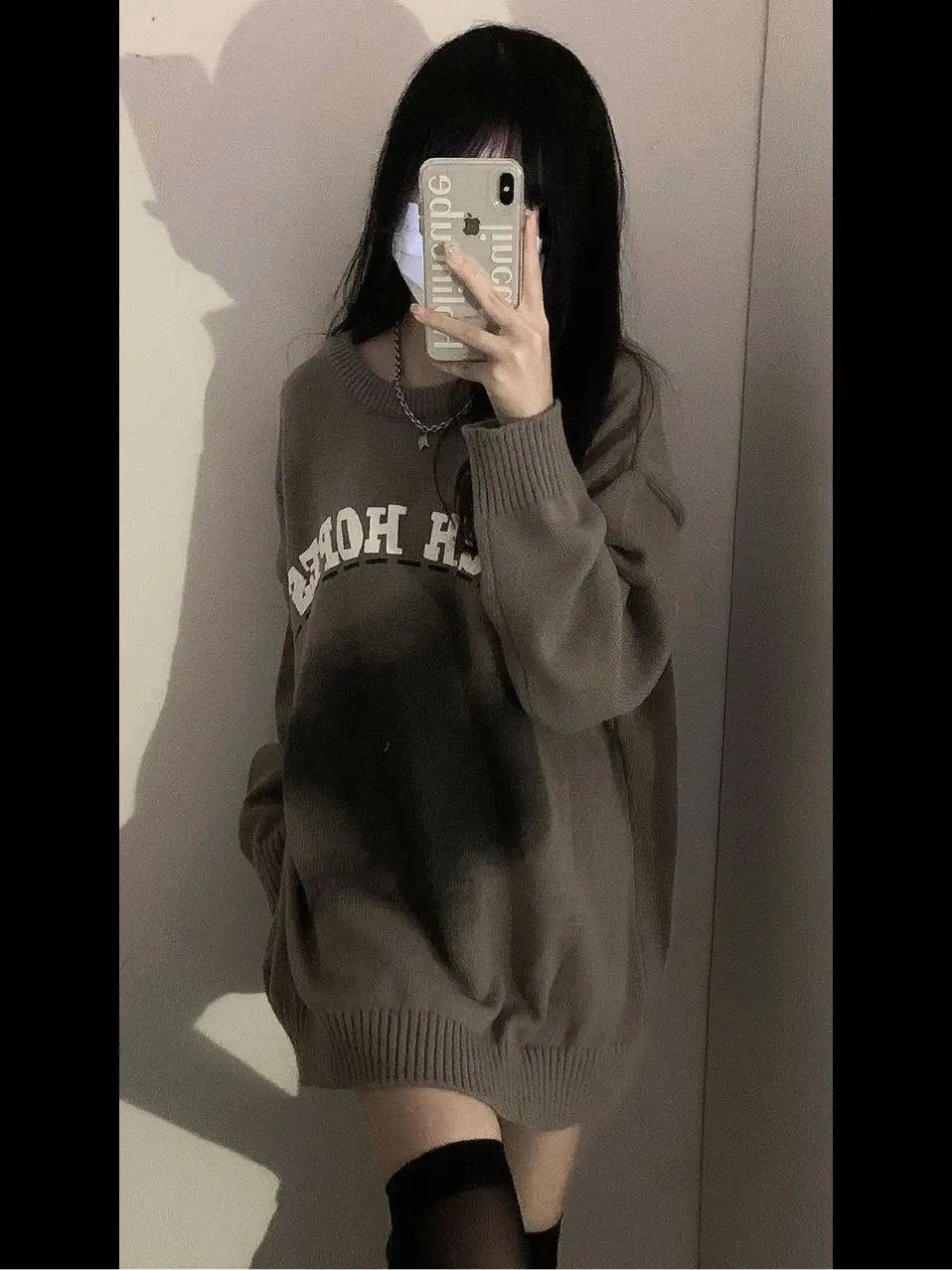 

Винтажный Американский Зимний вязаный Повседневный свитер с длинным рукавом женский модный элегантный пуловер оверсайз в Корейском стиле ...