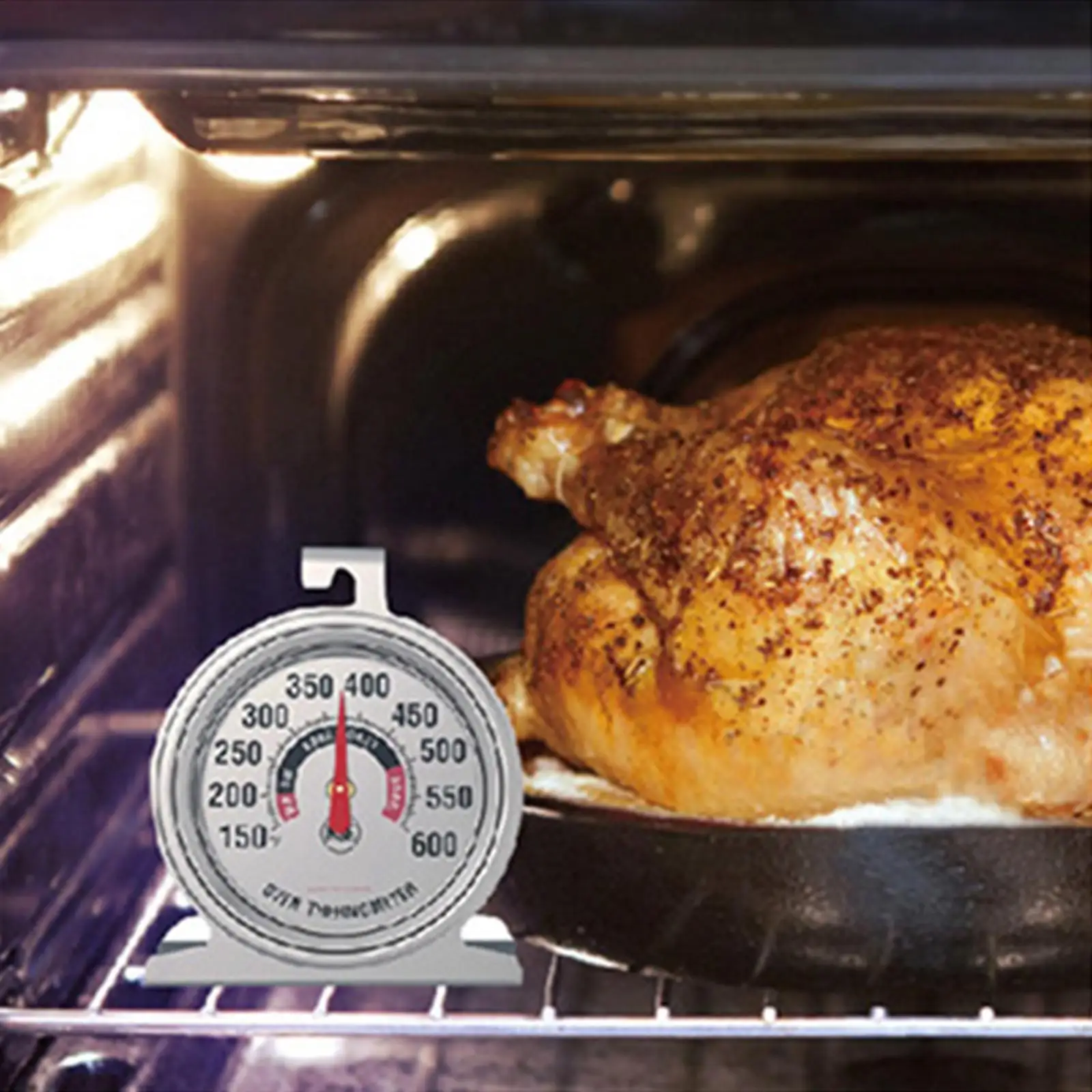 

Термометр для духовки, гриля, жарки, поварской термометр, мгновенное считывание 150-600 °F, большое количество, для кухни, выпечки
