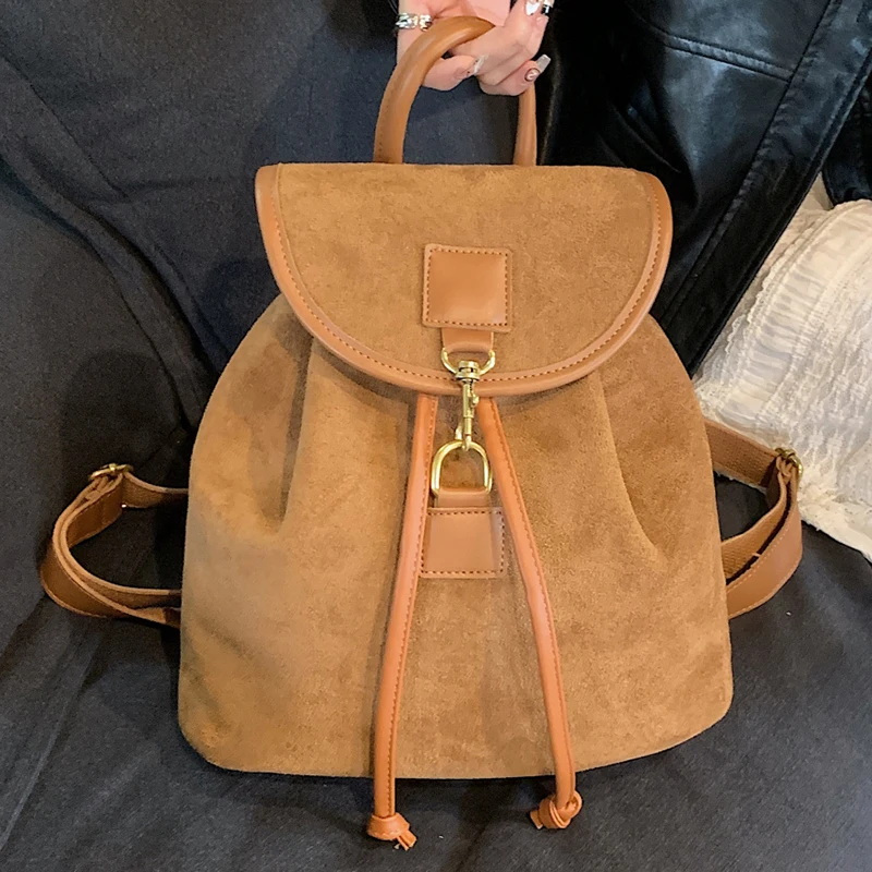 

Women's Fashion Backpack Purses High Quality Scrub Leather Women's Backbag School Bag for Girls Travel Backpack Women's Bookbags