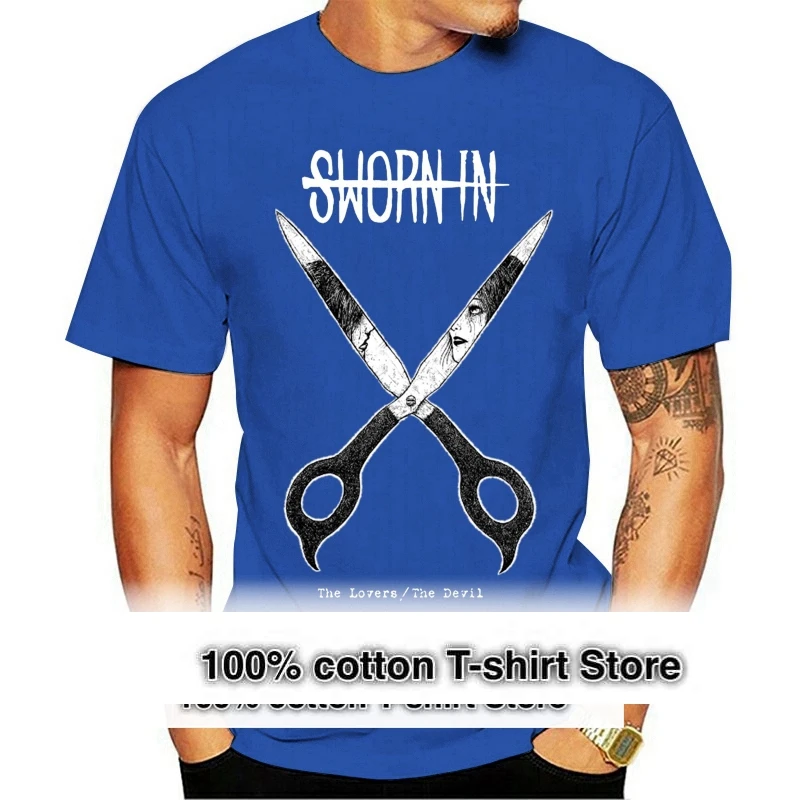 

Мужская футболка BIJAOER, модные мягкие футболки с ножницами, новинка, женская футболка