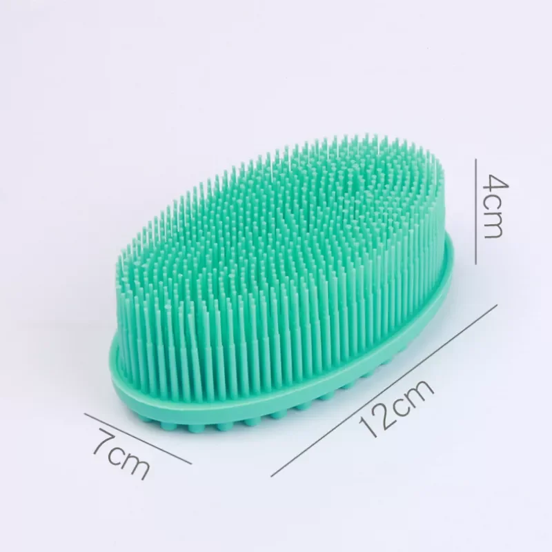 

Silicone Brush Wash Bath Shower Exfoliating Skin Fit For Baby Adult Bath Shampoo Head Massage Brush Supplies siliconebrush