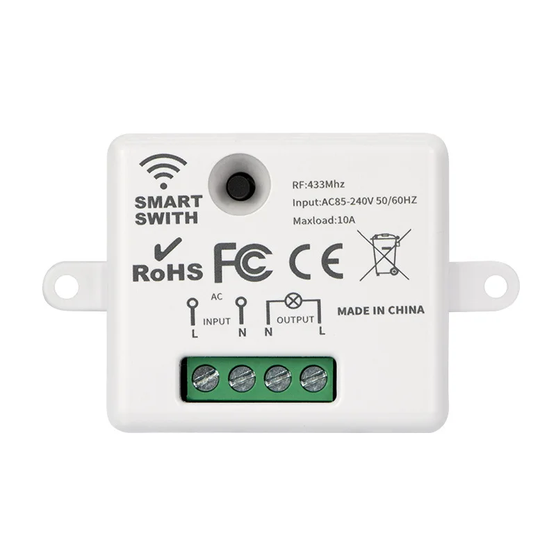 Беспроводной пульт дистанционного управления Мини-реле прерыватель AC 85 ~ 240 В