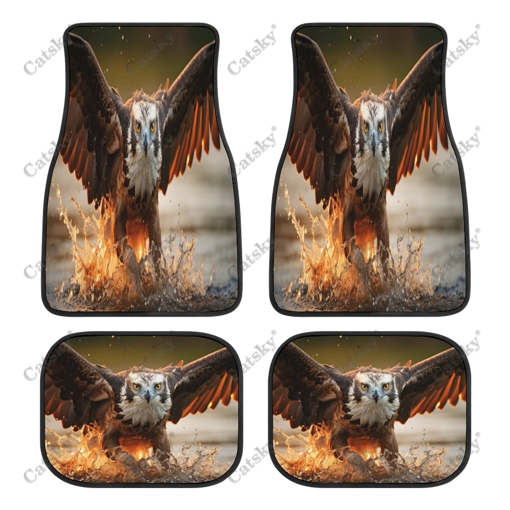 Amazing Osprey Animal Bird Car Floor Mat Vintage Carpet Anti