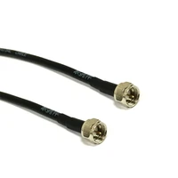 f male to male plug rf pigtail cable adapter rg58 50cm100cm wholesale new