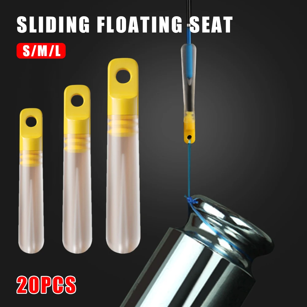 

20pcs Fishing Float Rest Rotation Swivels Silicone Swivels Bobber Holder Stopper Fishing Tackle Accessories Fish Floats Seat