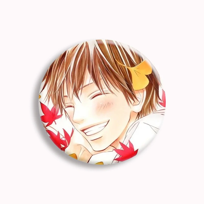Фото Аниме Kimi Ni Todoke Кнопка булавка Kuronuma Sawako Kazehaya Shouta мультфильм девушка манга брошь значки сумка Декор парные влюбленные подарки №3