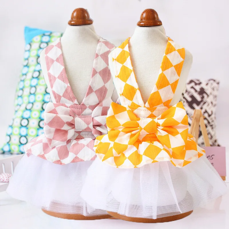 

Teddy skirt spring and summer thin puppy summer clothes pet chihuahua than bear Bomei small puppy spring