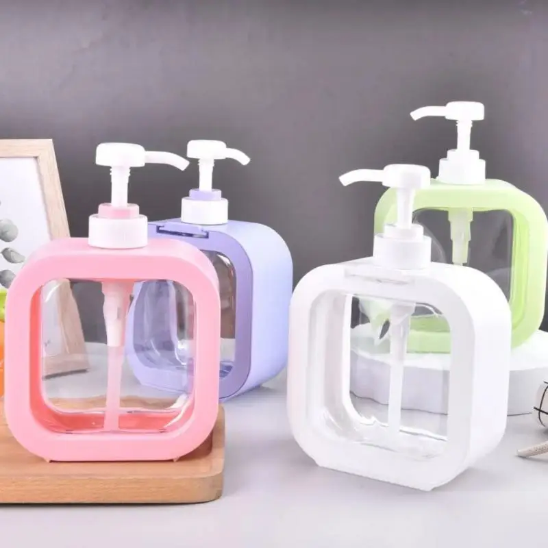 

300/500ml Soap Dispensers Refillable Lotion Shampoo Shower Gel Container Travel Dispenser Empty Pump Bottle Bathroom Accessories