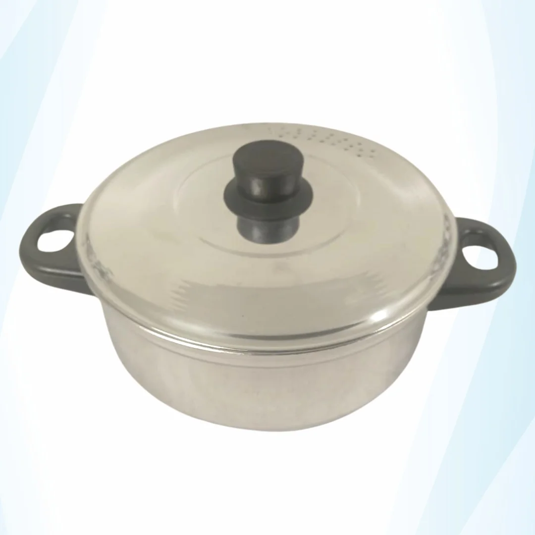 

Polished Aluminum Casserole Pot 22cm Shine ApleaseSTORE