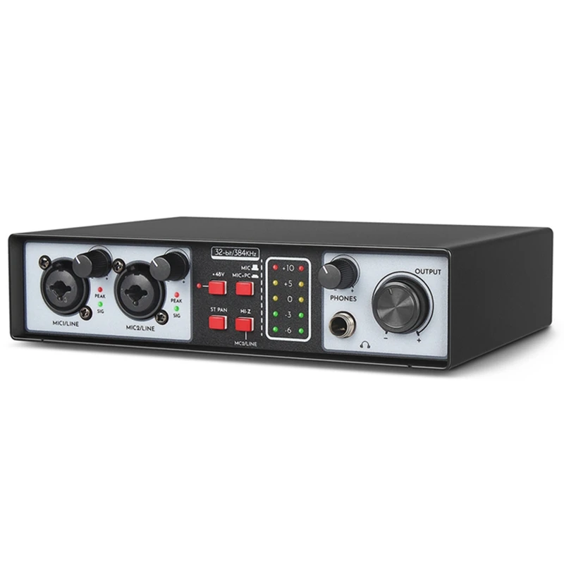 Аудиоинтерфейс USB 2 в 32 бит/384 кГц студийный комплект