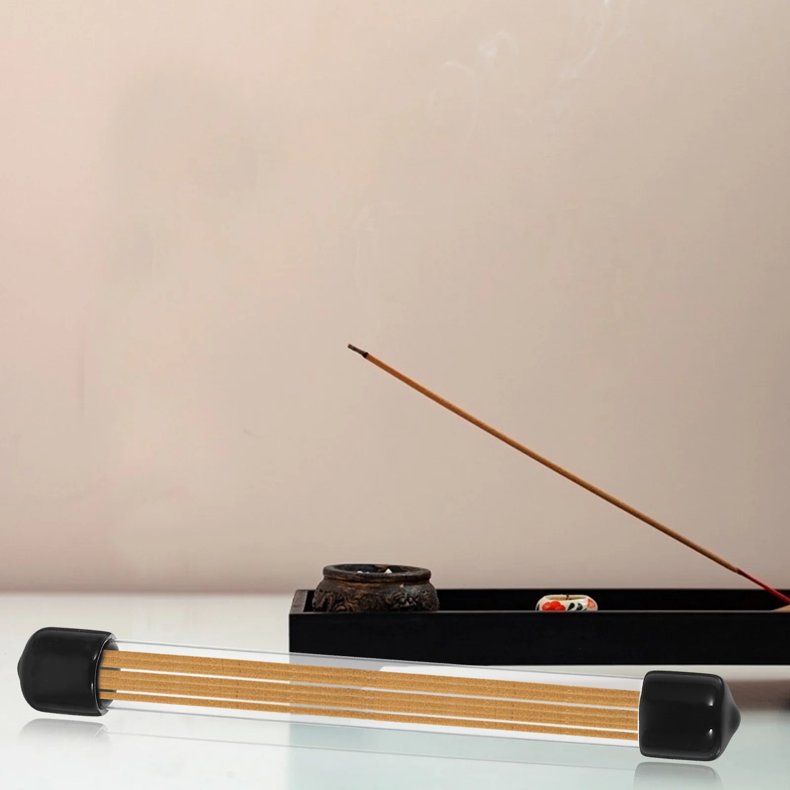 6-шт. Трубка из агарового дерева прозрачная пластиковая круглая трубка для