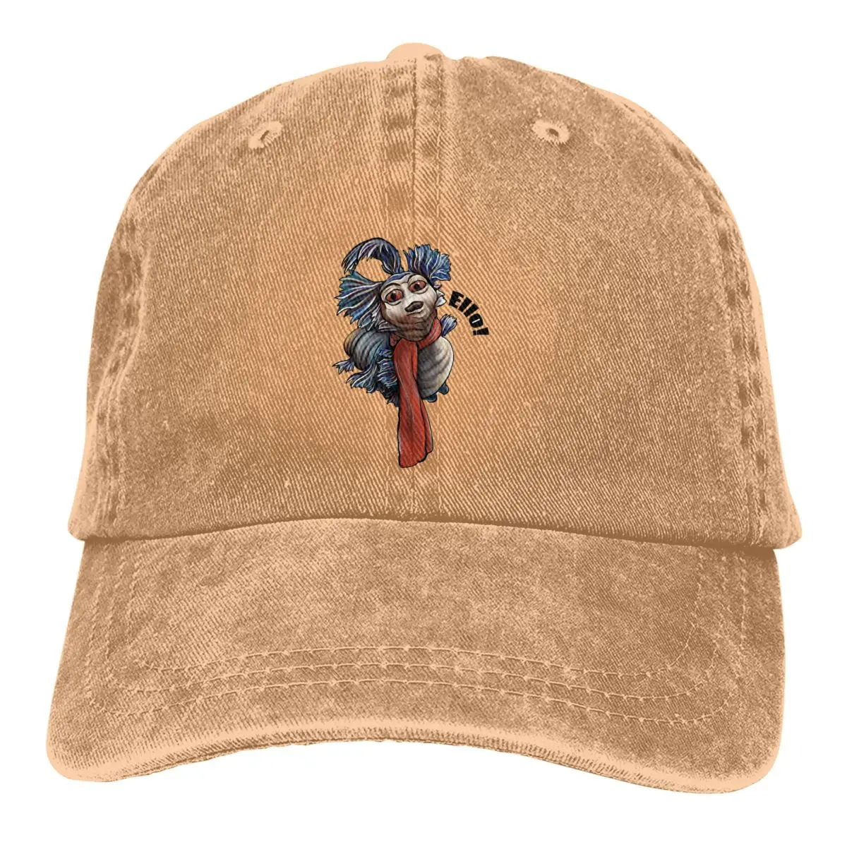

Jim Henson's Labyrinth Blue Ello Worm Baseball Cap Men Hats Women Visor Protection Snapback Caps