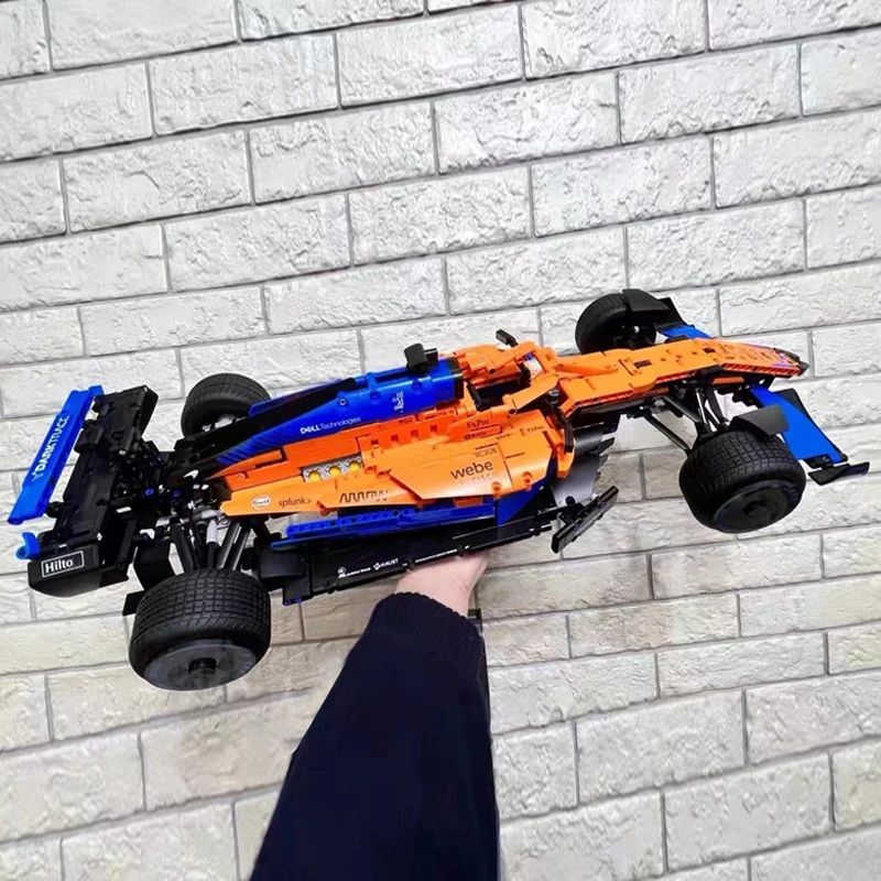 

Technical Series Formula One McLaren F1 Building Blocks Super Speed Racing Car Bricks Toys Assembly MOC 42141 For Adult Kid Gift