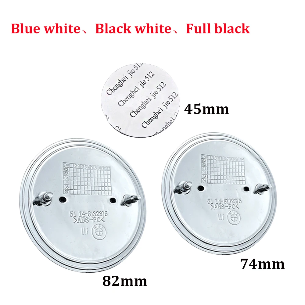 

10pcs 82mm 74mm 45mm front/rear boot badges hood trunk Emblem logo for Accessories