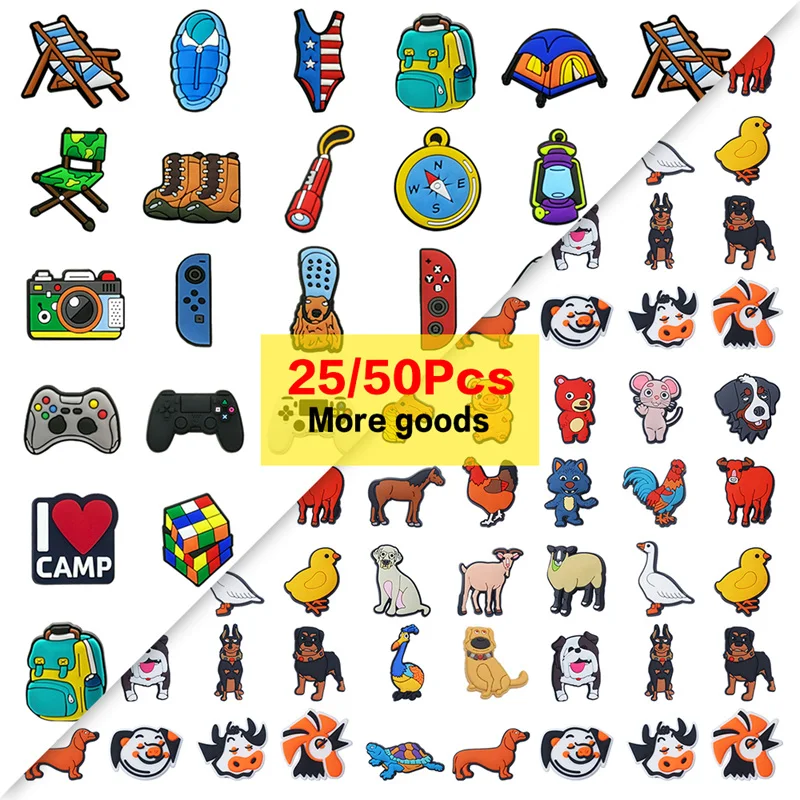 Big Sale Random Sandals Charms Buckle Clog Shoe Decorations Boys Girls Garden Shoes Accessories Fit Wristbands Croc Jibz