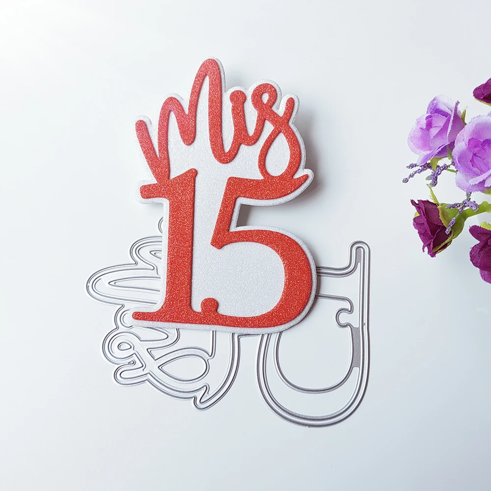 Новые испанские вырубные штампы My 15 украшение для альбомов с тиснением