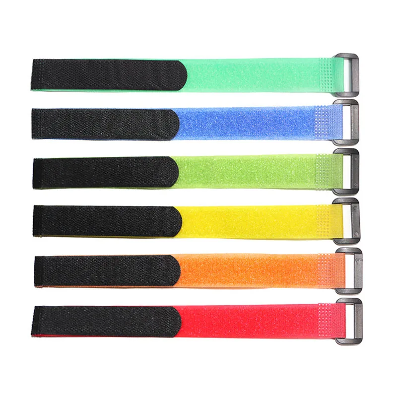 

10PCS 20/25mm Width Nylon Reverse Buckle Strap Cable Ties Sewing Fastener Tape Self Adhesive Hook-and-loop Sticky Line Finishing