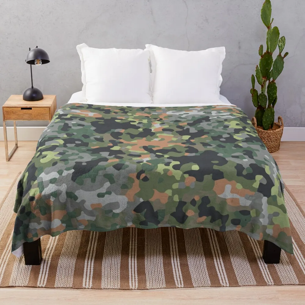 ДФП. камуфляж. голландский фрактальный узор. Одеяло Полярная кровать Модные