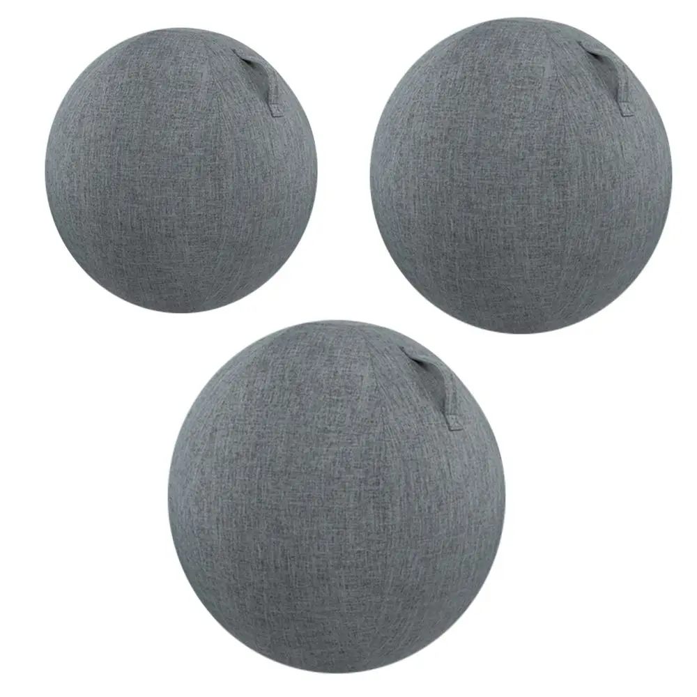 

55/65/75cm Anti-slip Home Pilates Gym Exercise Stability Balance Cotton Yoga Ball Cover Dustproof Cover Protective Case