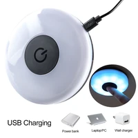 car led touch light wireless roof reading usb charging ambient lamp magnetic mount 3color bulb for auto home outdoor cabinets