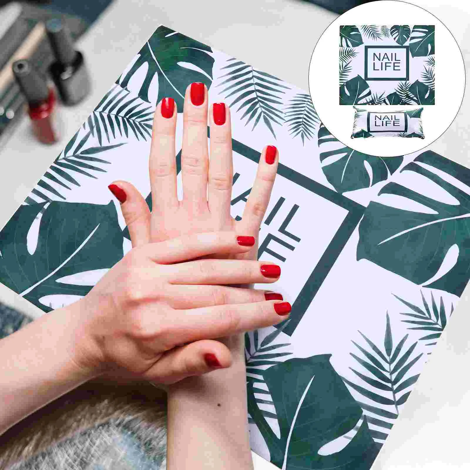 

2pcs Soft Durable Creative Nail Equipment Hand Wrist Holder Nail Hand Pillow