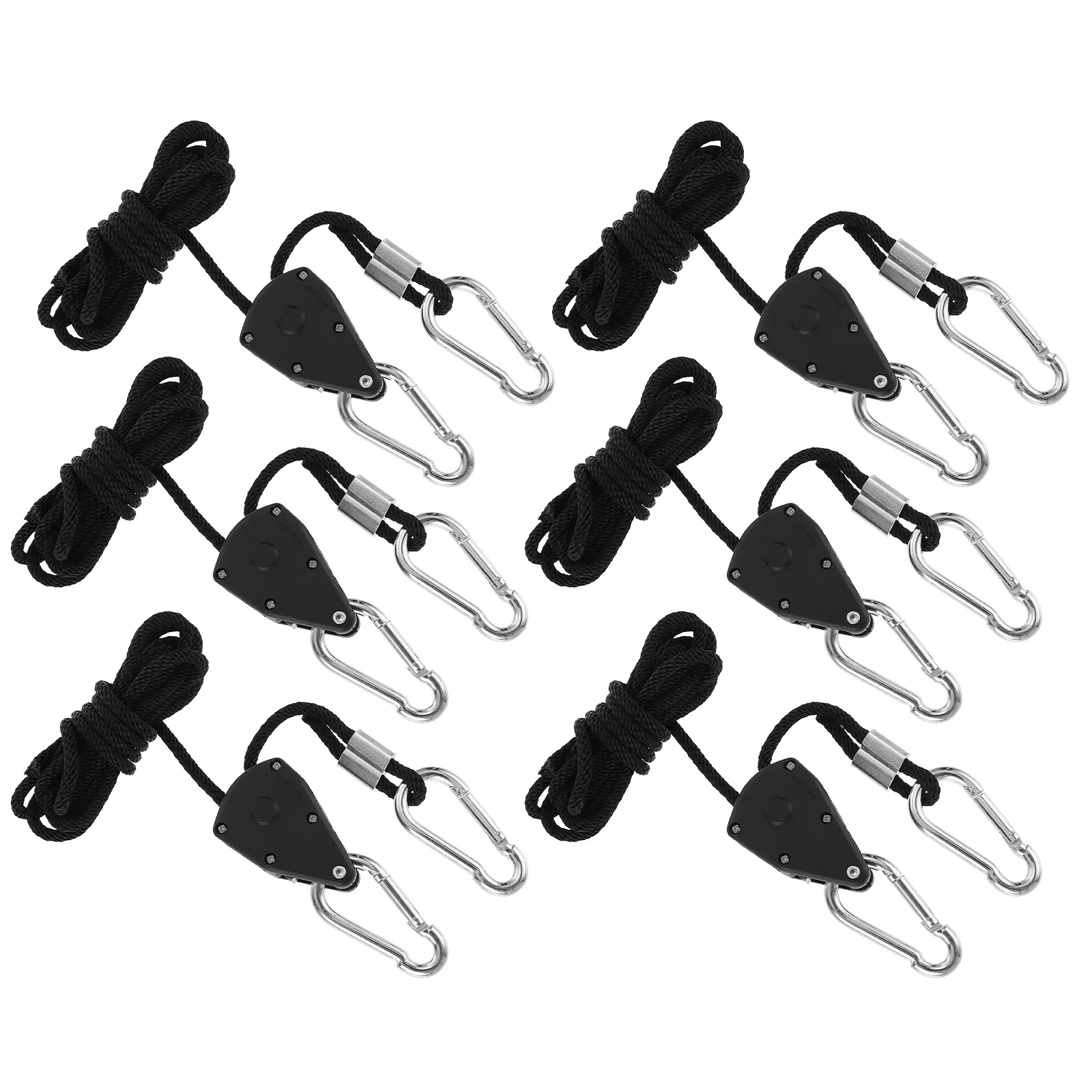 

6 шт. регулирусветильник веревки для освещения растений, вешалки, прочные ремешки для шкивов, подъемные веревки